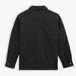 Denver Canvas Jacket in black — back view showing the clean design