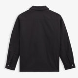 Denver Canvas Jacket in black — back view showing the clean design