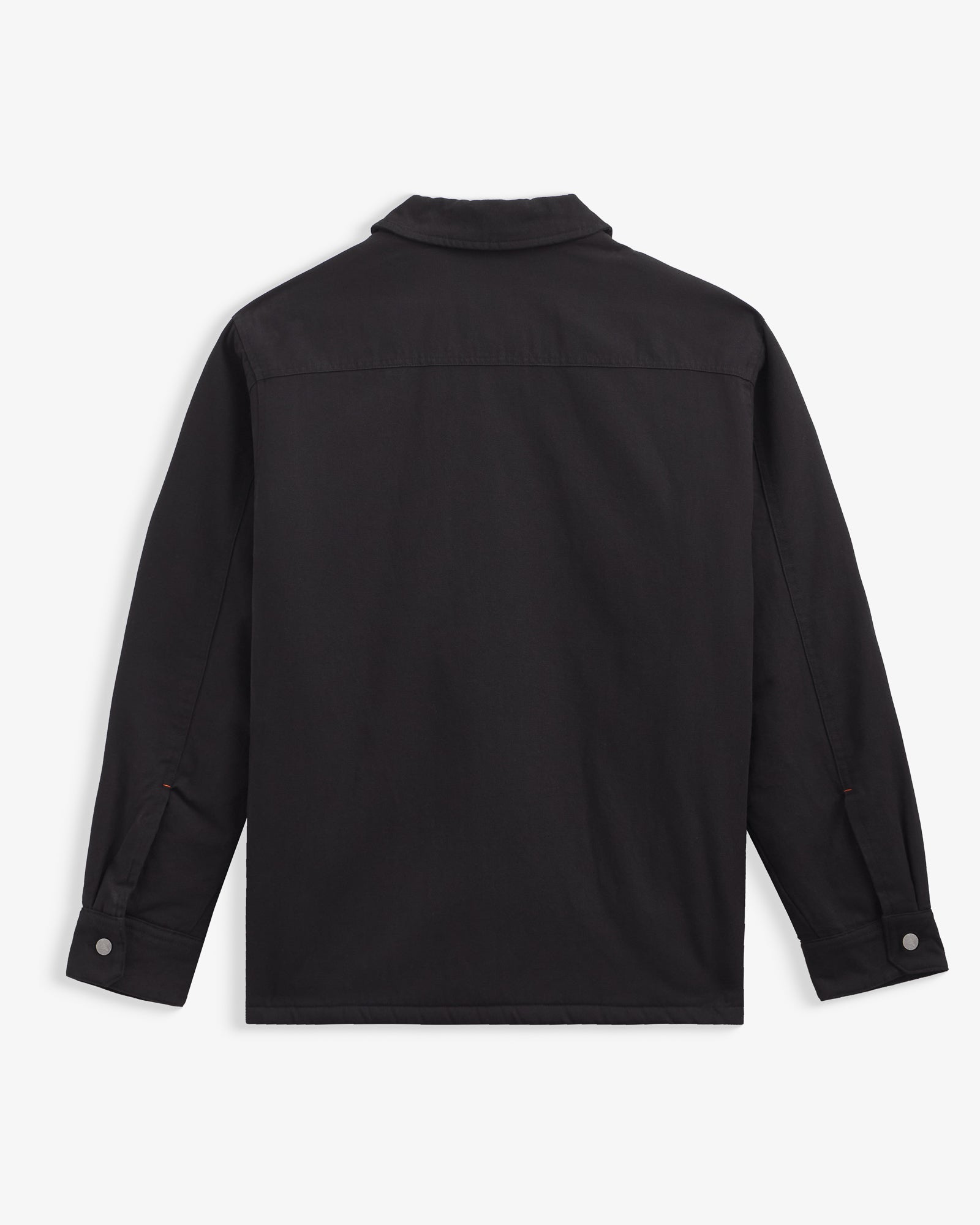 Denver Canvas Jacket in black — back view showing the clean design
