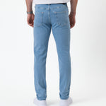 The Jeans Skinny Fit in Light Blue — back view against a white background
