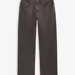 Motion 5 Pocket Classic Straight Pant in dark mole — front view showing the straight fit