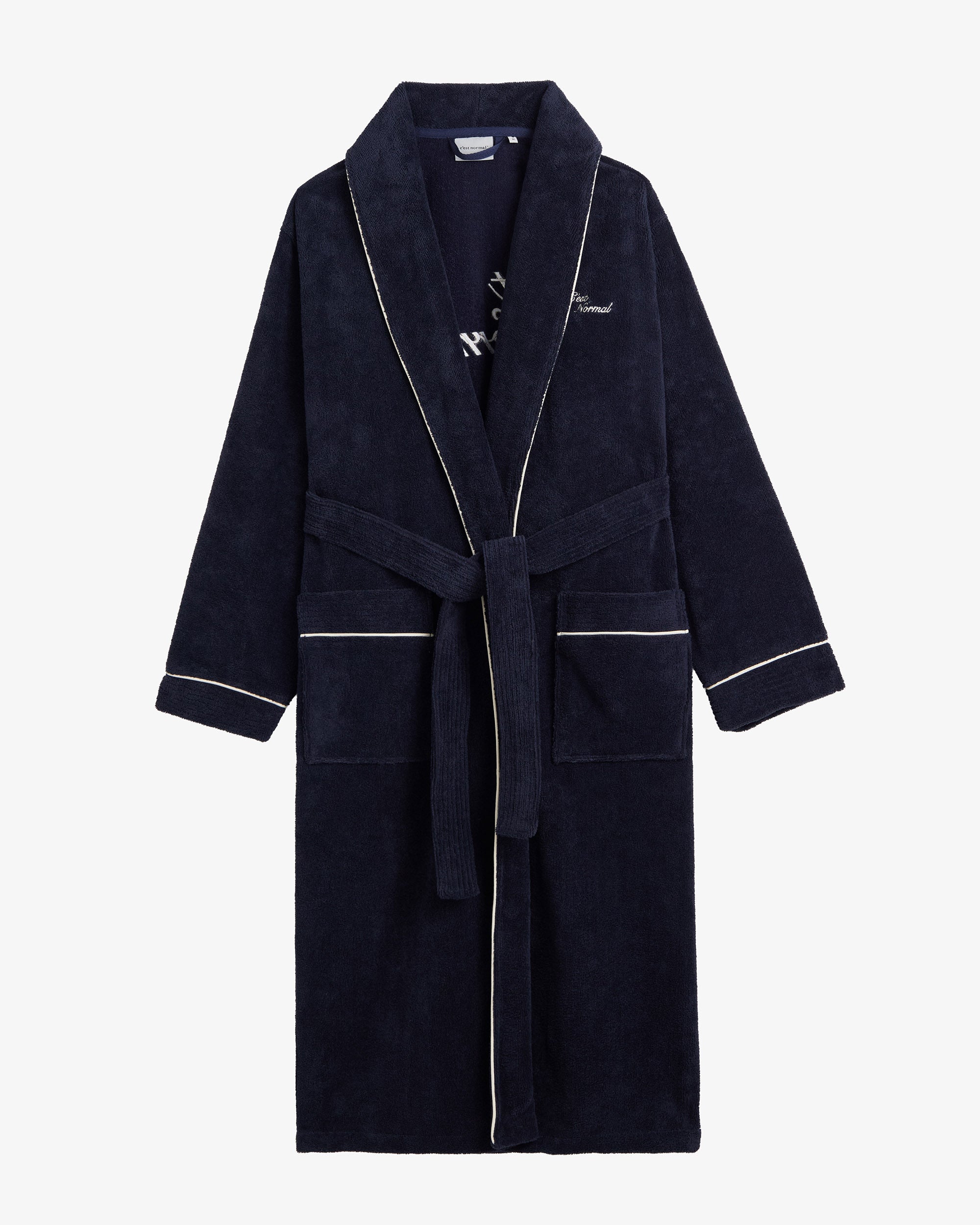 Del Robe Soft Oversized The Robe Navy | c'est normal