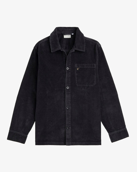 The CÔTELÉ Corduroy Overshirt Anthracite Grey | c'est normal