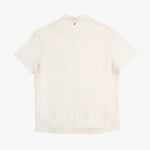 The Tampah Hills Linen Resort Shirt in cream — back view showing the C' logo on the yoke