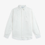 The Daily Linen Shirt in off white — front view against a white background