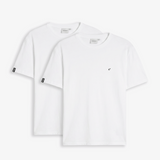 The Forever T-shirt 2-Pack in white — set of two crewneck tees with small chest logos