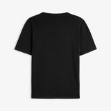 The Forever T-shirt in black — back view showing the short sleeve silhouette