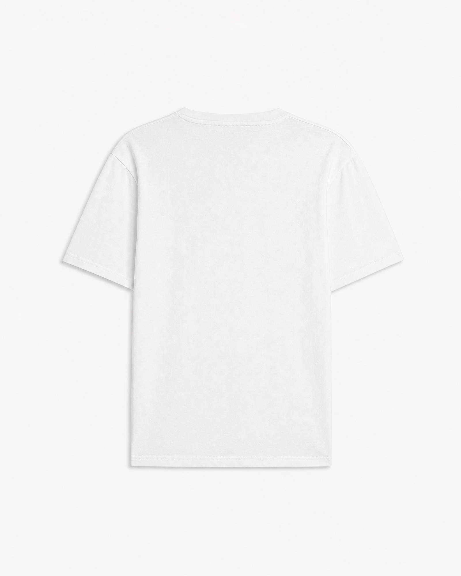 The Forever T-shirt in white — back view showing the classic silhouette