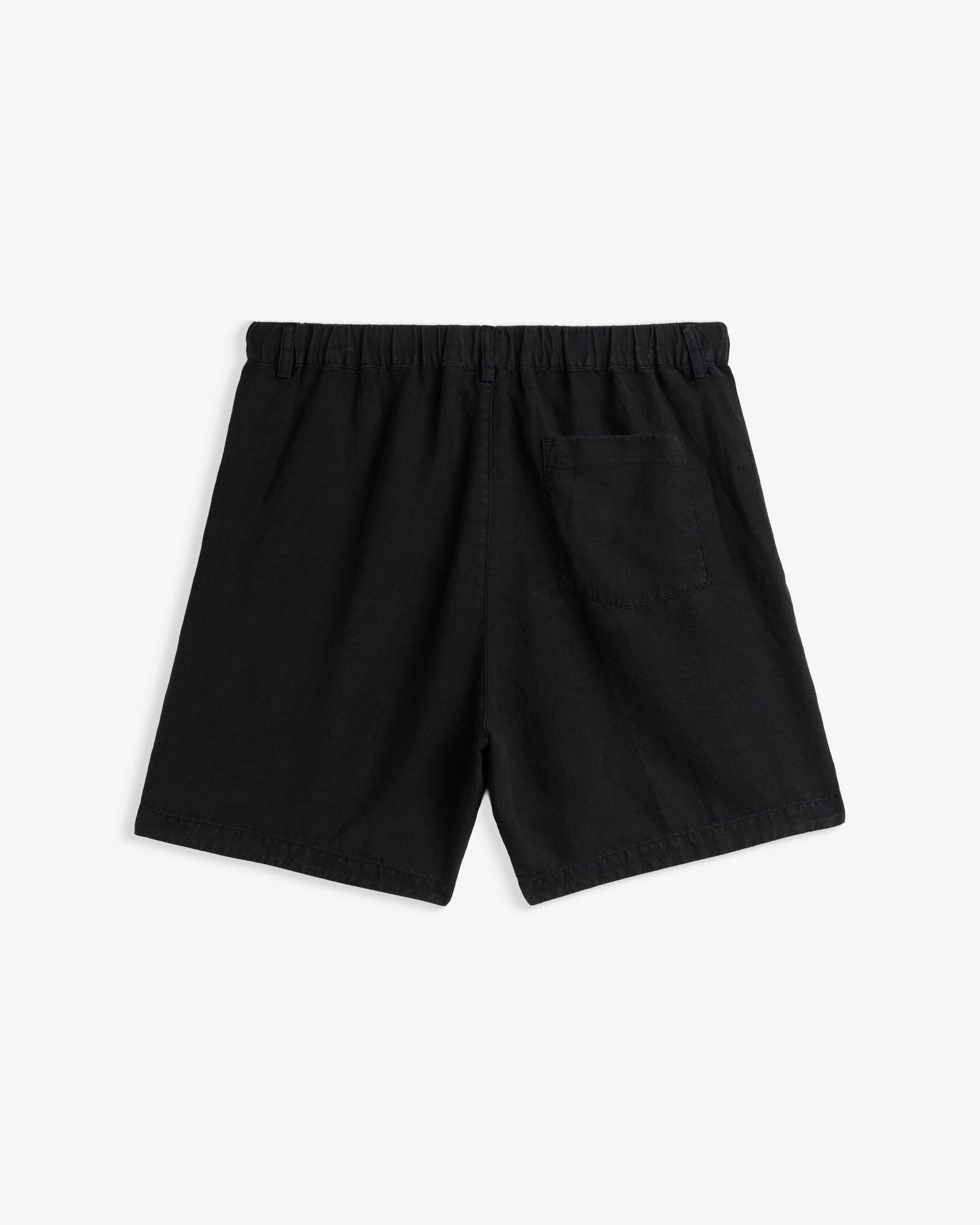 The Holiday Linen Short Black | C'est normal – c'est normal