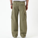 The Monterey Cargo Pant in light khaki — back view showing the relaxed straight fit