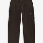 The Carpenter Pants in brown — back view highlighting utility pockets and hammer loop