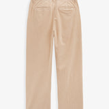 The Daily Cord Chino in Irish cream — back view showing buttoned rear pockets