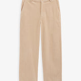 The Daily Cord Chino in Irish cream — front view showing the mid-wale corduroy texture