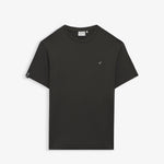 The Forever T-shirt in charcoal — front view with a small chest logo