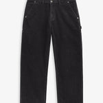The Lille Cord Carpenter Pant in anthracite — front view against a white background