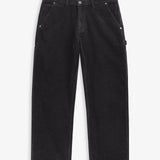 The Lille Cord Carpenter Pant in anthracite — front view against a white background
