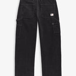 The Lille Cord Carpenter Pant in anthracite — back view with utility pockets