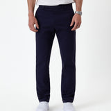 The Proper Pant Regular Fit in navy — front view showing the straight leg silhouette