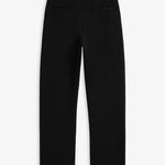 The Proper Pant Relaxed Straight Fit in black — back view showing the pocket details.