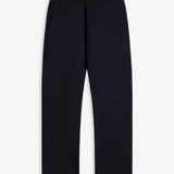The Proper Pant Relaxed Straight Fit in navy — front view laid flat
