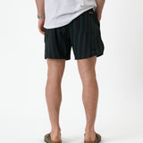 The Shorts in Phantom Stripe — back view showing the vertical stripes and back pocket