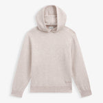 The Toulouse Hoodie in beige — front view showing knit texture