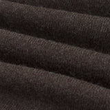 The Toulouse Pant in brown melange — close-up of the fabric texture