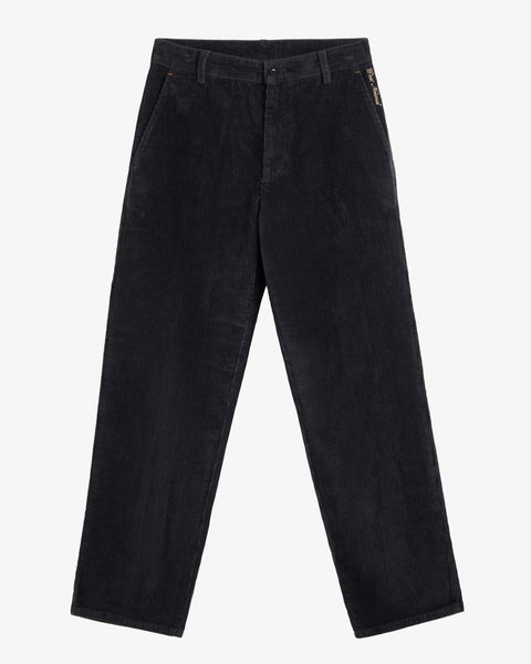 The CÔTELÉ Corduroy Straight Pants Anthracite Grey | c'est normal